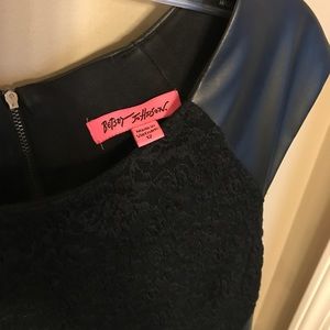 Betsey Johnson BLACK lace dress